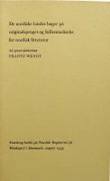 De nordiske landes b&oslash;ger p&aring; originalsproget og f&aelig;llesmarkedet for nordisk litteratur. Foredrag p&aring; Nordisk Bogst&aelig;vne p&aring; Hindsgavl i Danmark