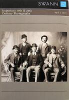 Important 19th and 20th Century Photographs: Public Auction Sale 1855 April 3, 2000