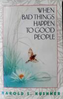 When bad things happen to good people 