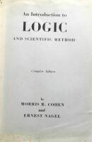 An Introduction to Logic and Scientific Method. Complete Edition