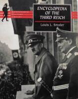 Encyclopedia of the third Reich