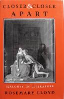 Closer and Closer Apart : Jealousy in Literature