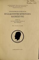 Unders&oslash;gelser over st&aring;lkonstruktioners b&aelig;reevne