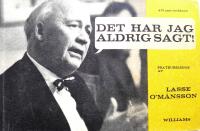 Det har jag aldrig sagt! Pratbubblebok