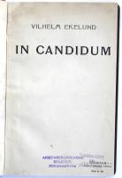 In candidum. Originalupplaga.