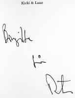 Kicki & Lasse. MED EGENH&Auml;NDIG DEDIKATION FR&Aring;N F&Ouml;RFATTAREN