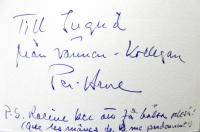 Andromake. EGENH&Auml;NDIG DEDIKATION AV PER-ARNE HENRICSSON