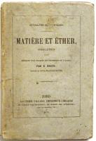 Matiere Et Ether, Indication D'Une Methode Pour Etablir Les Proprietes de L'Ether