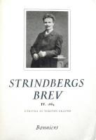 Strindbergs brev  IV. 1884