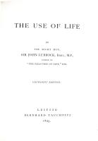 The Use of Life.