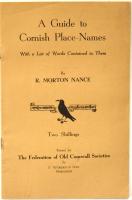 A Guide to Cornish Place-Names. With a List of Words Contained in Them