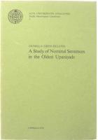 A Study of Nominal Sentences in the Oldest Upanisads