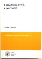 Graviditetsuttryck i svenskan