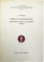 St&ouml;ld av annans hustru. Kristoffers landslag. Tjuvabalken Kapitel I