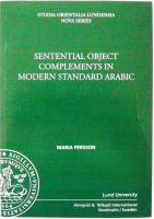 Sentential object complements in modern standard arabic