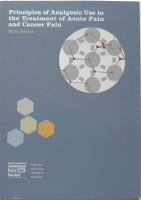 Principles of Analgesic Use in the Treatment of Acute Pain and Cancer Pain APS