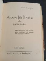Gemenskap : Tre bibelstudier : Guds Gemenskap Br&ouml;dragemenskap Arbetsgemenskap / Arbete f&ouml;r Kristus eller partiagitation / V&aring;r uppgift s&aring;som kristna / I M&auml;nniskosonenens dagar : En ber&auml;ttelse om framtiden / Huru Nils blev mission&auml;r