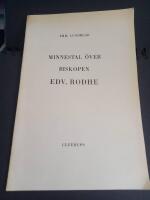 Minnestal &ouml;ver biskopen Edvard Magnus Rodhe : Vid pr&auml;stm&ouml;tet i Lund den 18 september 1956