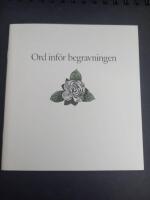 Ord inf&ouml;r begravningen 