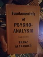Fundamentals of Psychoanalysis   1960. 312 sidor.  Myc