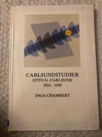 Carlsundstudier : Otto G. Carlsund 1924-1930