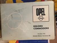 Handbok Opel Rekord / Commodor 1968