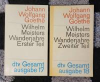 Wilhelm Meisters Wanderjahre 1 + 2