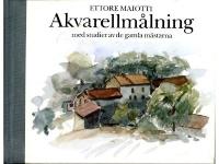 Akvarellm&aring;lning med studier av de stora m&auml;starna