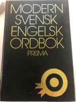 Modern svensk-engelsk ordbok = A modern Swedish-English dictionary