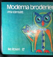 Moderna broderier i fria s&ouml;ms&auml;tt