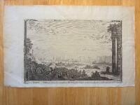 "A view of Balbec in Syria including the magnificent ruins of the temple dedicated to the sun,on the East side of the town"