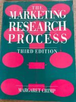 Marketing research process