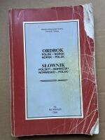 Ordbok Polsk-Norsk Norsk-Polsk, Slownik Polsko-Norweski Norwesko-Polski