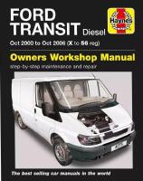 Ford Transit Diesel Owners Workshop Manual Oct 2000 to Oct 2006 Haynes