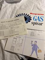 Husqvarna gas spisar, h&auml;fte fr&aring;n 1962
