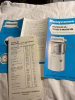 Husqvarna hush&aring;llsmaskin 1962