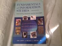 Fundamentals of Information studies. Understanding information and its environment