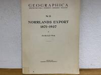 Norrlands export 1871-1937