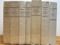 Privilegier, resolutioner och f&ouml;rordningar f&ouml;r svenska st&auml;der, 6 delar (7 b&ouml;cker) 1: 1251-1623, 2: 1523-1560, 3: 1560-1592, 4: 1592-1611, 5: 1611-1620, 6: 1621-1632