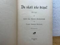 Du skall icke dr&auml;pa! Svar p&aring; Grefe Leo Tolstois Kreutzersonat