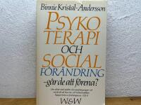 Psykoterapi och social f&ouml;r&auml;ndring - g&aring;r de att f&ouml;rena? : om arbete med utst&ouml;tta och minoritetsgrupper och om f&ouml;rs&ouml;k att l&ouml;sa ras- och kulturkonflikter : rapport fr&aring;n en forskningsresa i USA