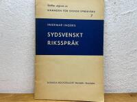 Sydsvenskt riksspr&aring;k