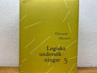 Logiska unders&ouml;kningar : Bd 3. Unders&ouml;kningar kring kunskapens fenomenologi och teori V-VI