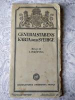 Generalstabens karta över Sverige Blad 45 Linköping 