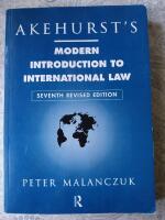 Akehurst's Modern introduction to international law 