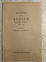 Register till J&auml;mten: Heimbygdas tidskrift II 1937-1946