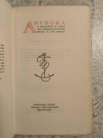 Amphora a collection of prose and verse chosen by the editor of the bibelot
