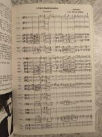 Partitur: Ouvertyren till "V&auml;rml&auml;nningarne": Instr: Gunnar G&aring;rdn&auml;s stor milit&auml;rk&aring;r