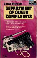 The department of queer complaints