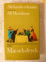 Allehanda urkunder om mat och dryck